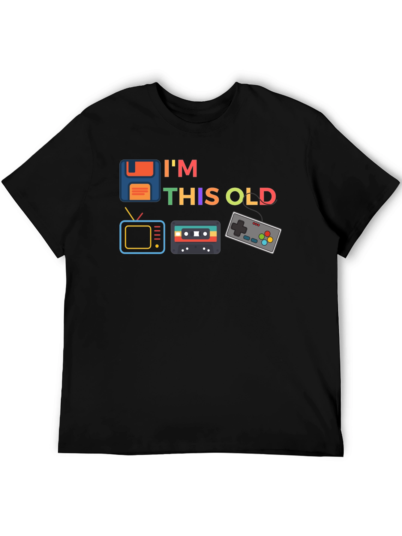 Im This Old T-Shirt Retro Gamer Throwback Tee