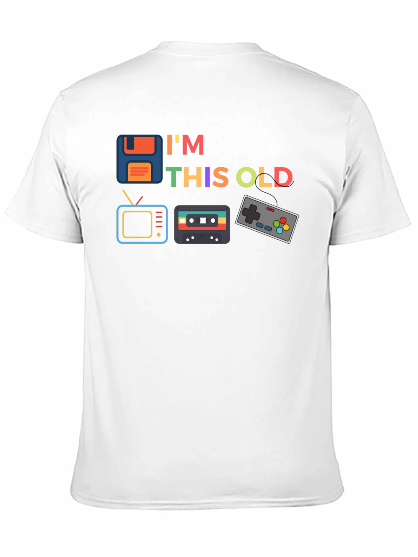Im This Old T-Shirt Retro Gamer Throwback Tee