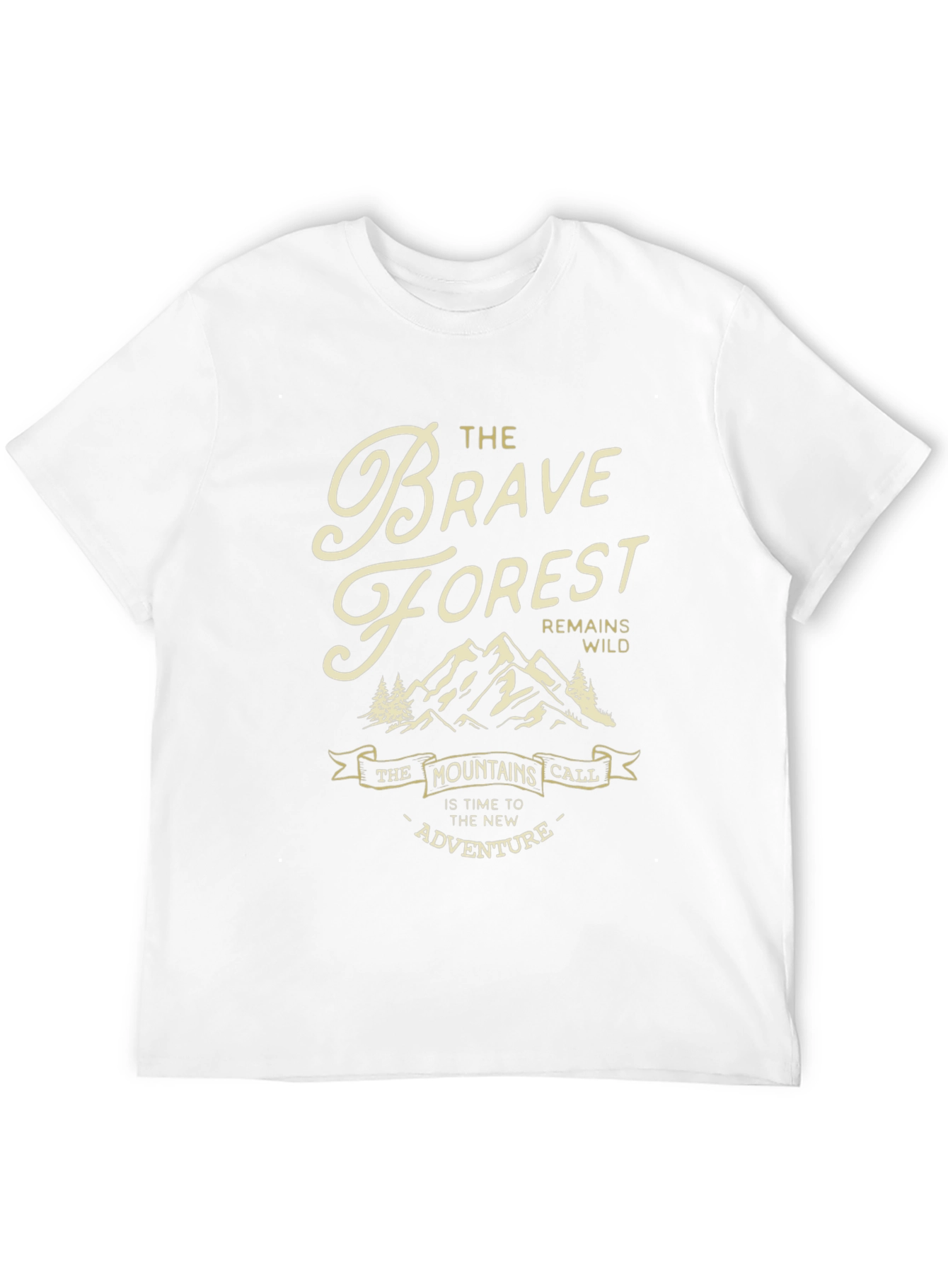 Brave Forest Adventure Graphic T-Shirt