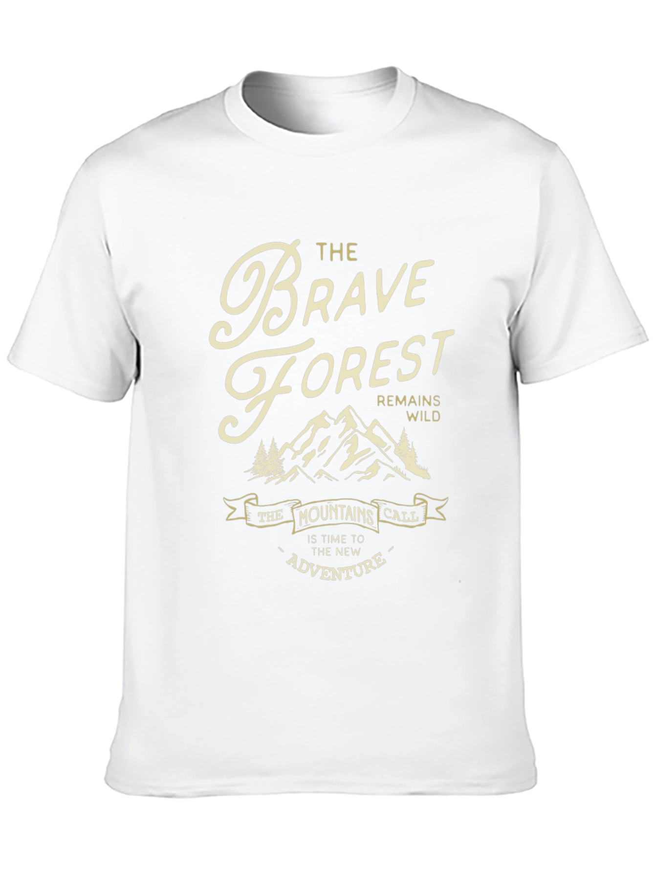 Brave Forest Adventure Graphic T-Shirt