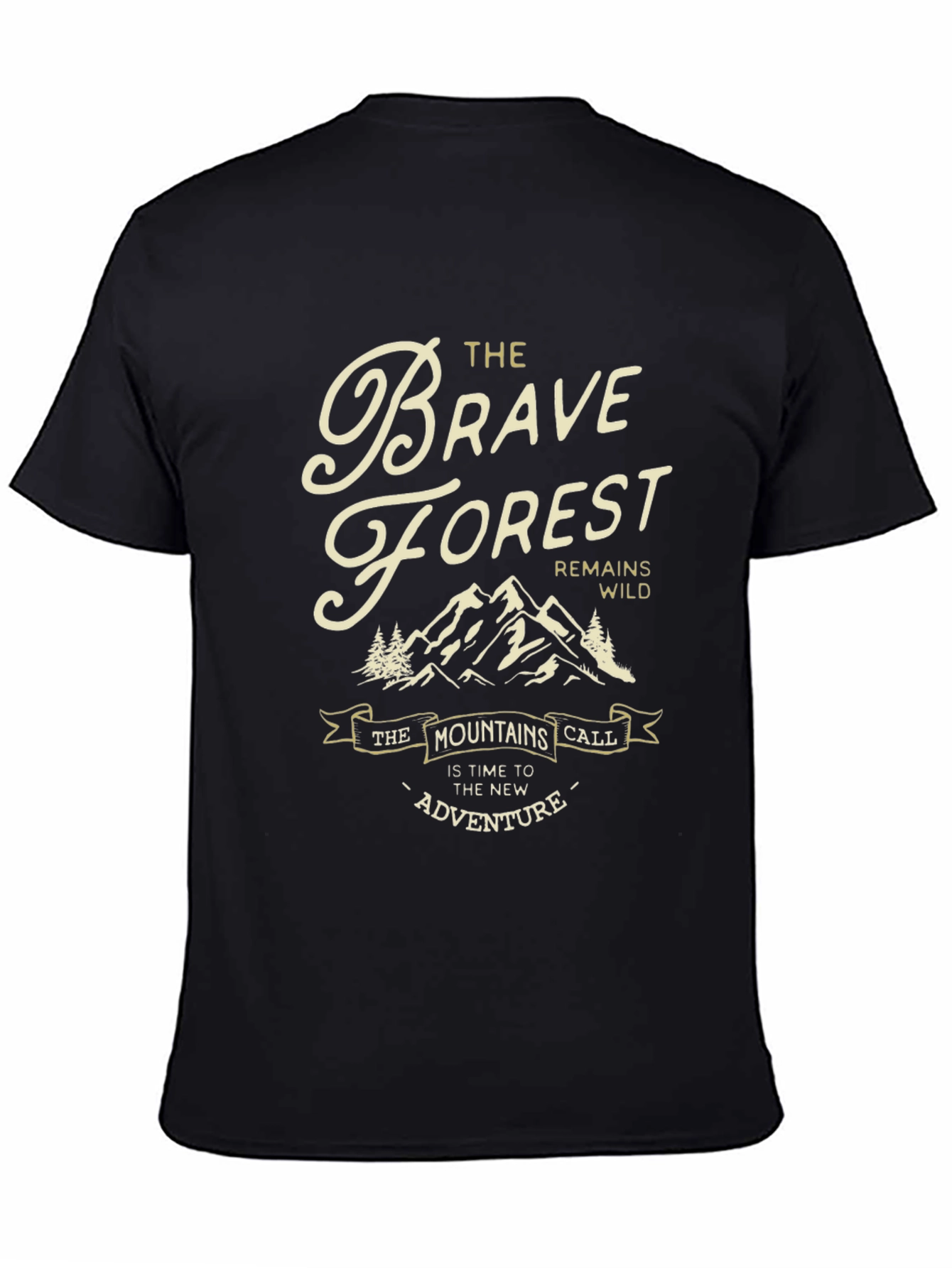Brave Forest Adventure Graphic T-Shirt