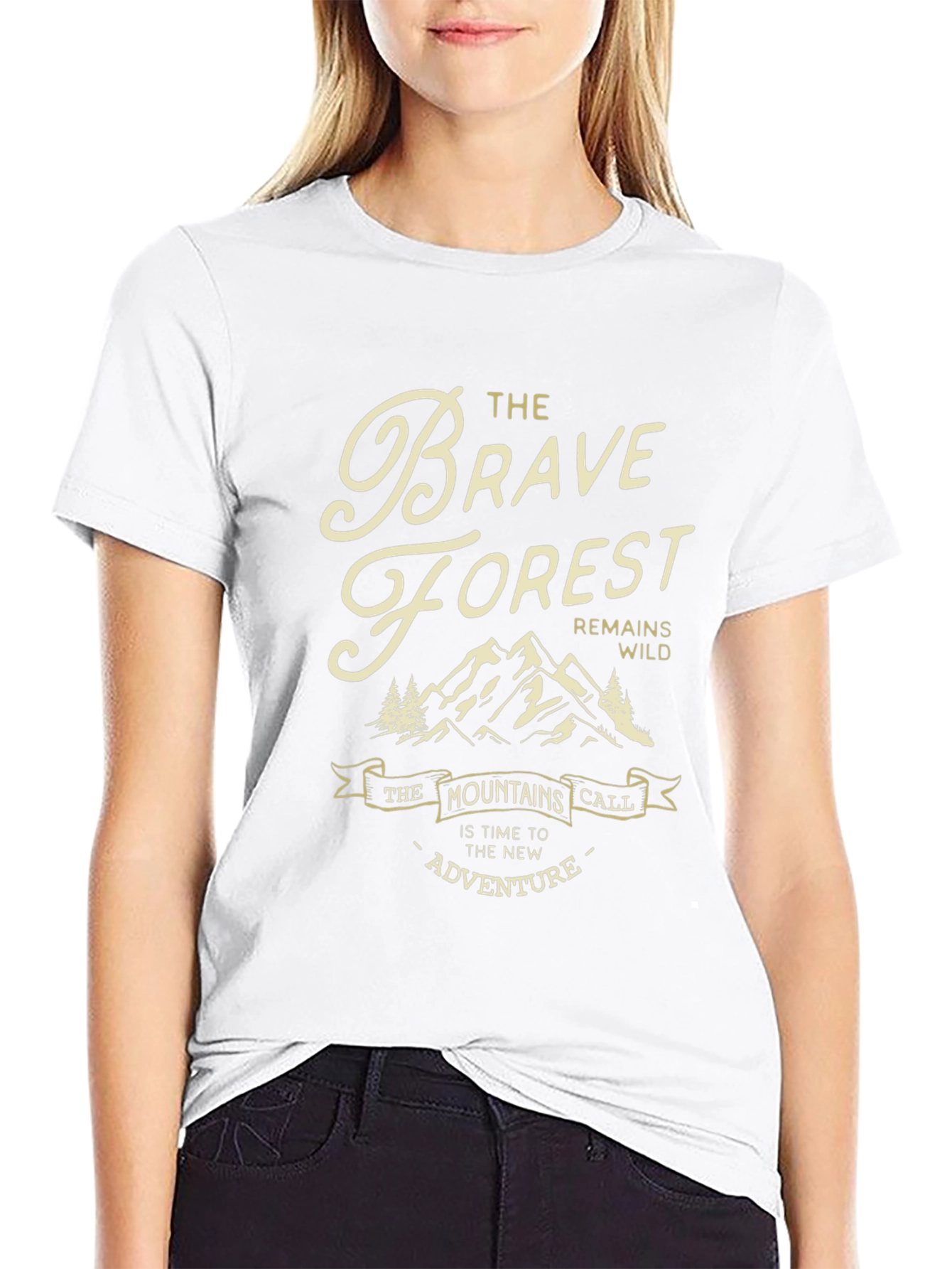 Brave Forest Adventure Graphic T-Shirt