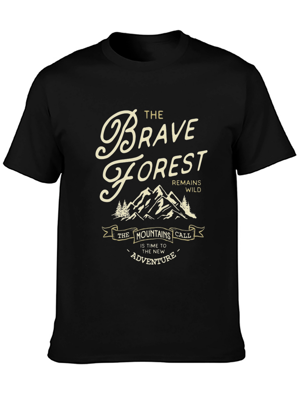 Brave Forest Adventure Graphic T-Shirt