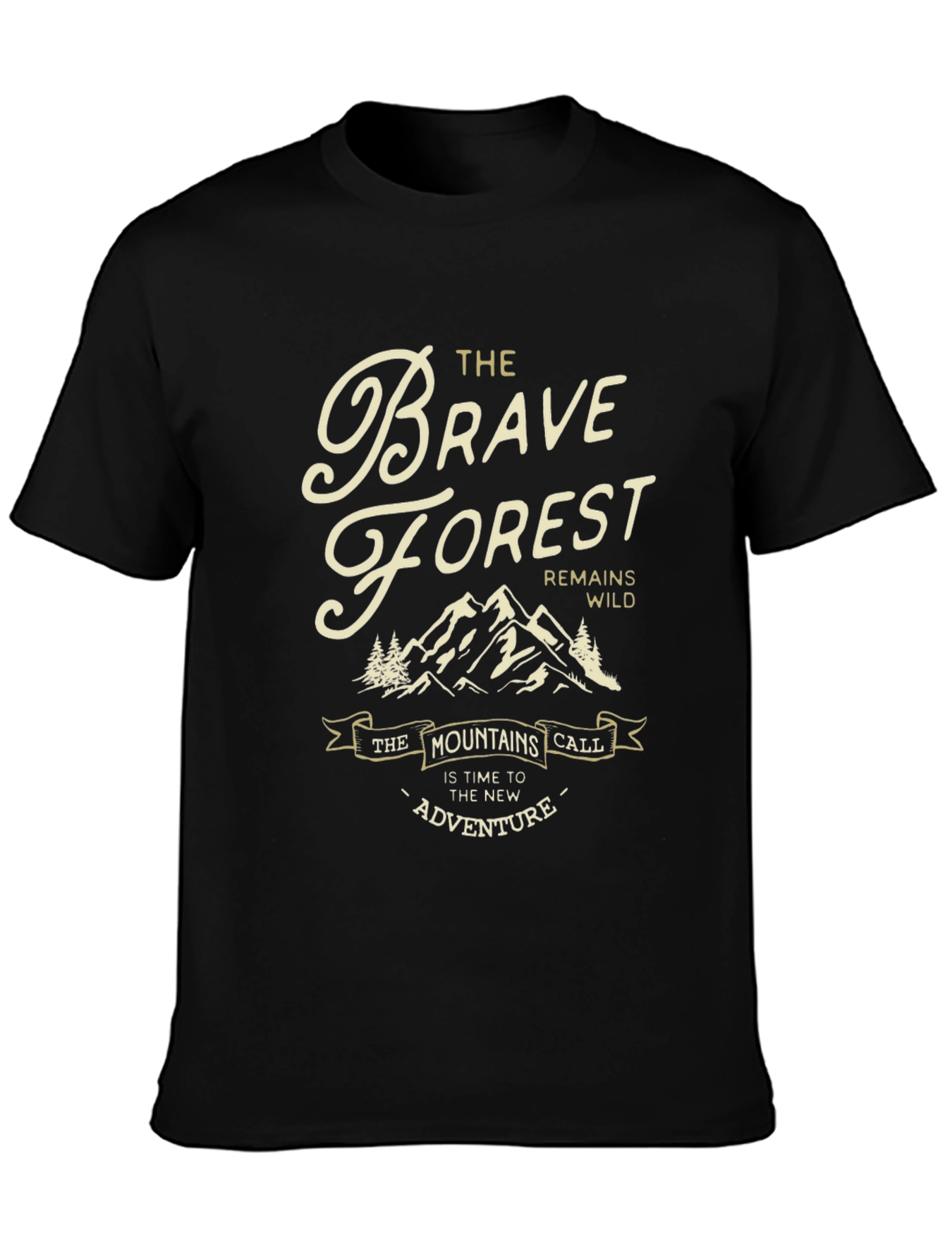 Brave Forest Adventure Graphic T-Shirt