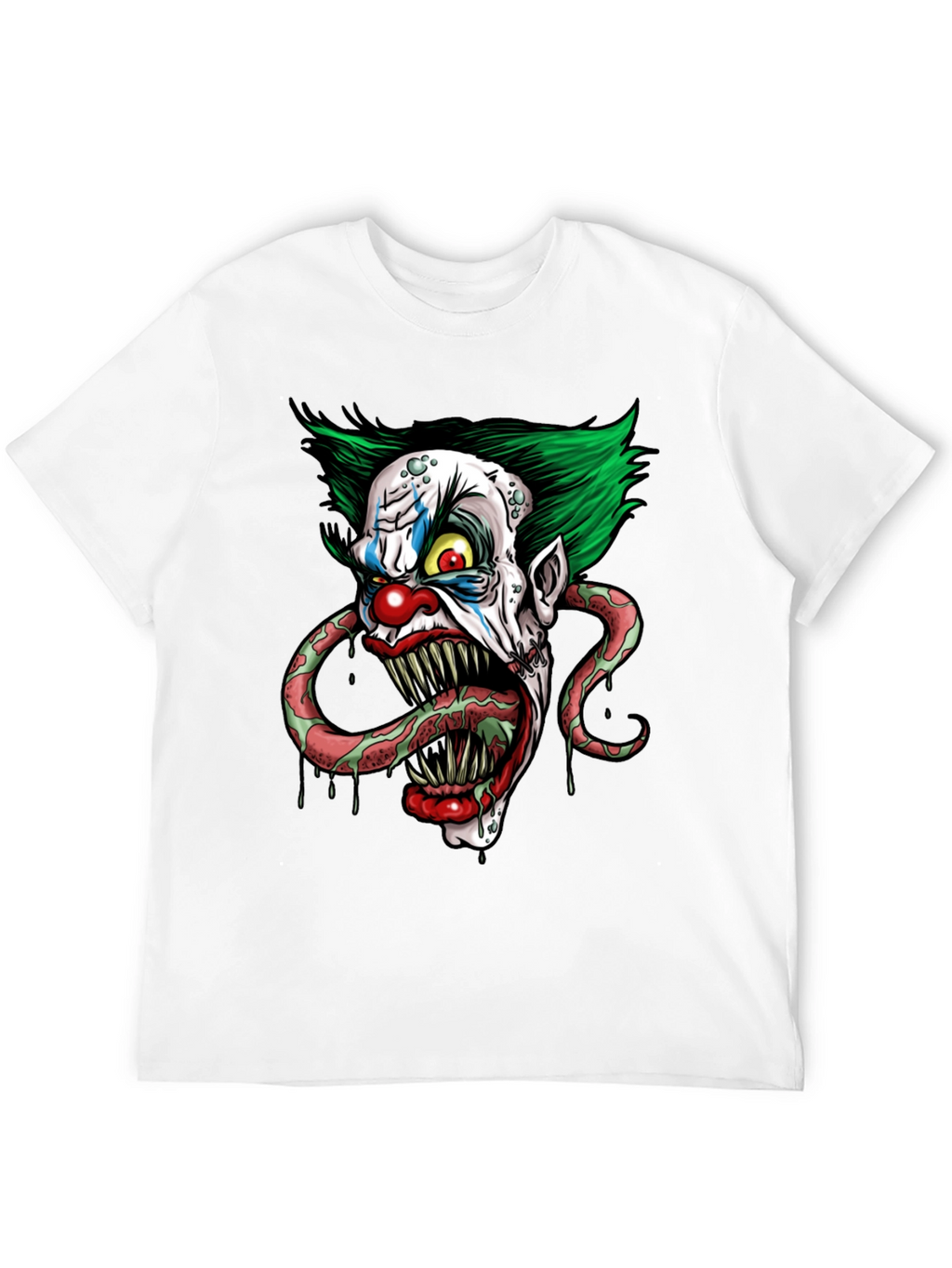 Scary Clown Graphic Tee - Horror T-Shirt