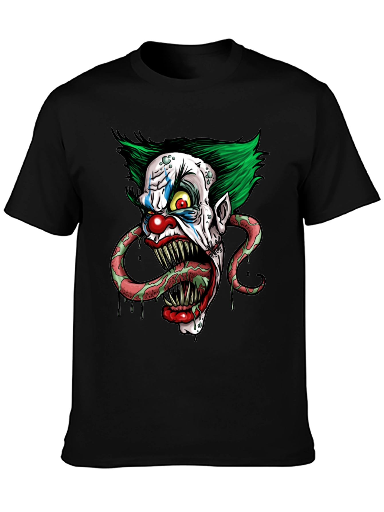 Scary Clown Graphic Tee - Horror T-Shirt