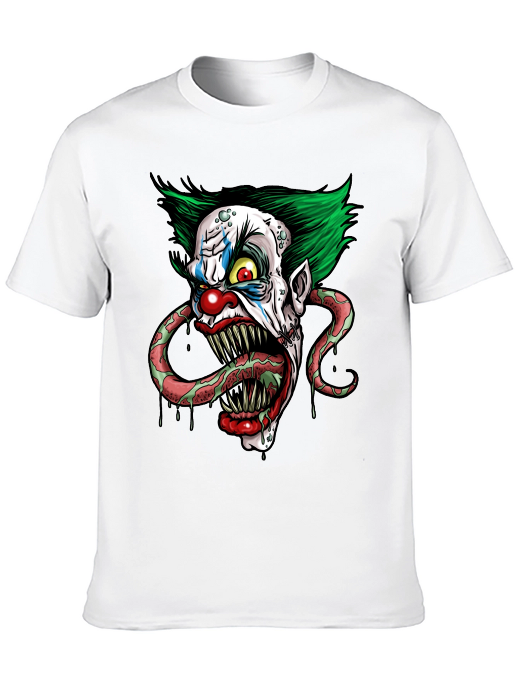 Scary Clown Graphic Tee - Horror T-Shirt