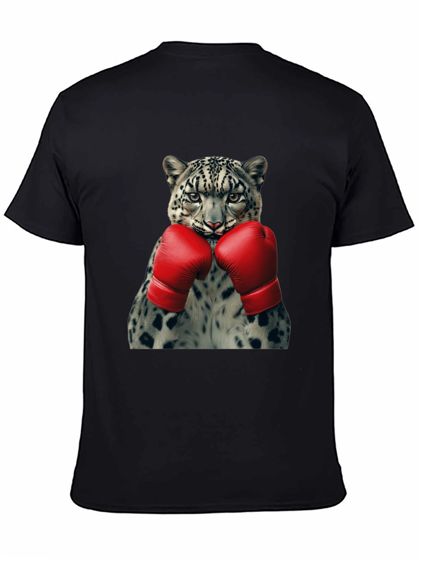 Leopard Boxer Graphic Tee - Punchy Style!