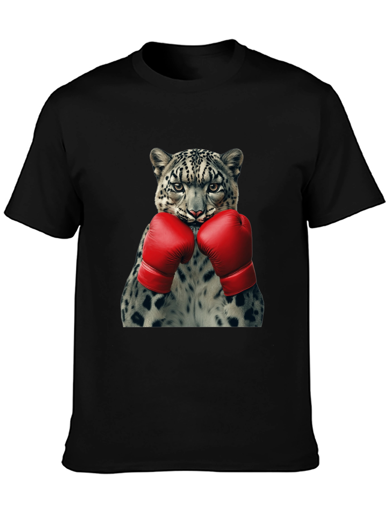 Leopard Boxer Graphic Tee - Punchy Style!