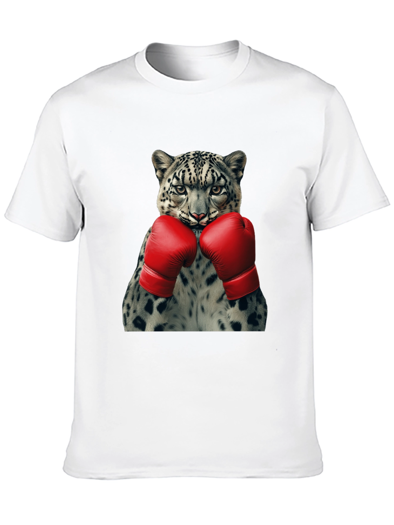Leopard Boxer Graphic Tee - Punchy Style!