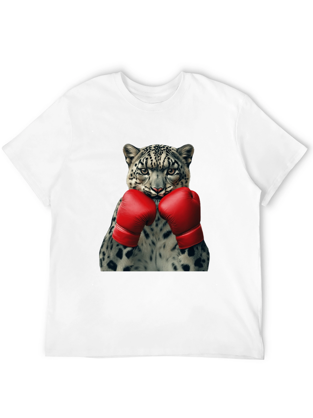 Leopard Boxer Graphic Tee - Punchy Style!