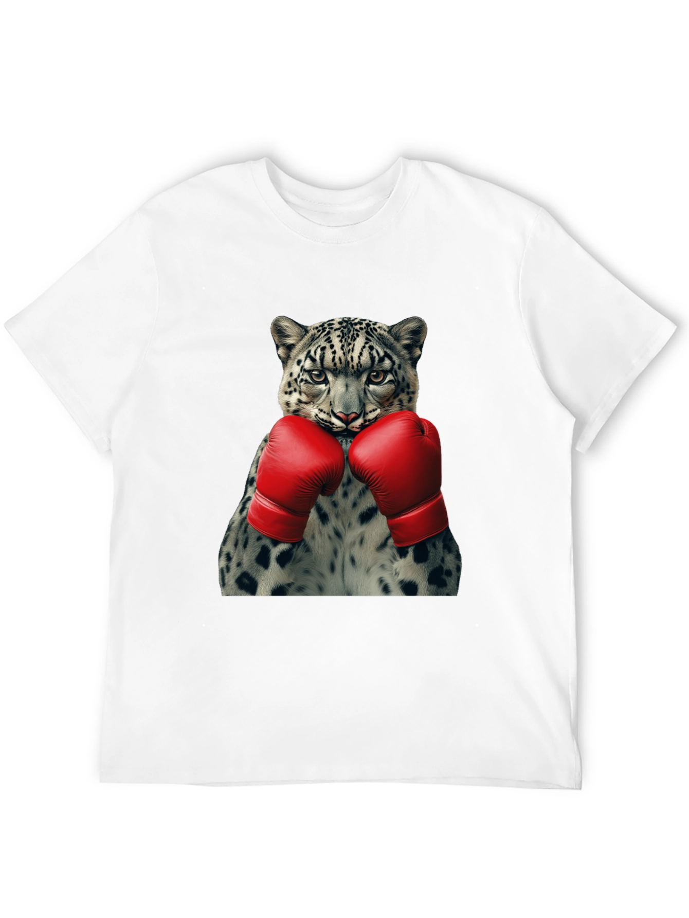 Leopard Boxer Graphic Tee - Punchy Style!