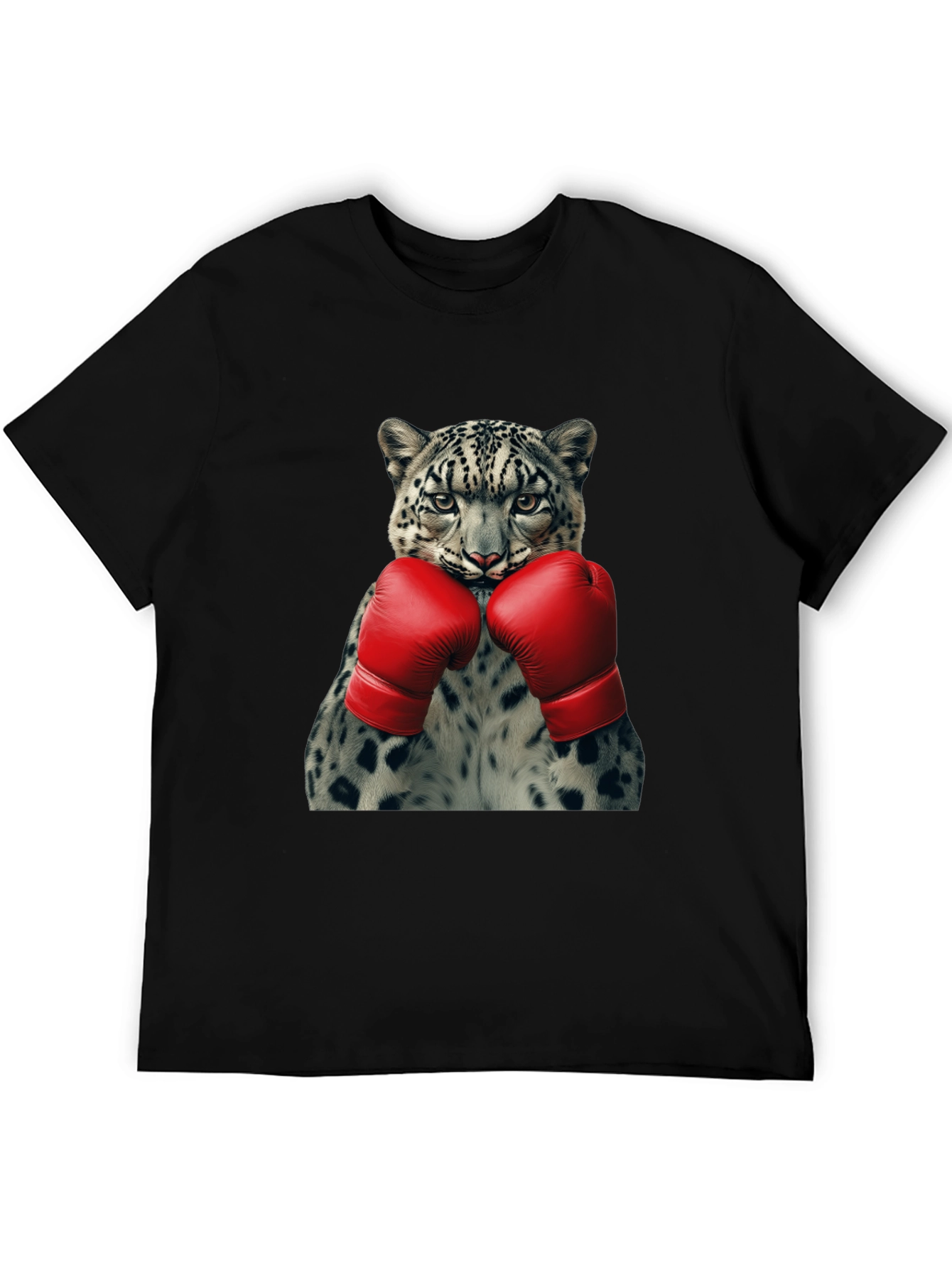 Leopard Boxer Graphic Tee - Punchy Style!