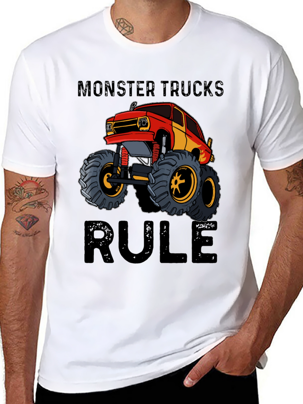 Monster Trucks Rule Graphic Tee