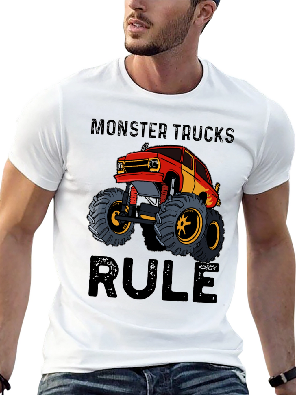 Monster Trucks Rule Graphic Tee