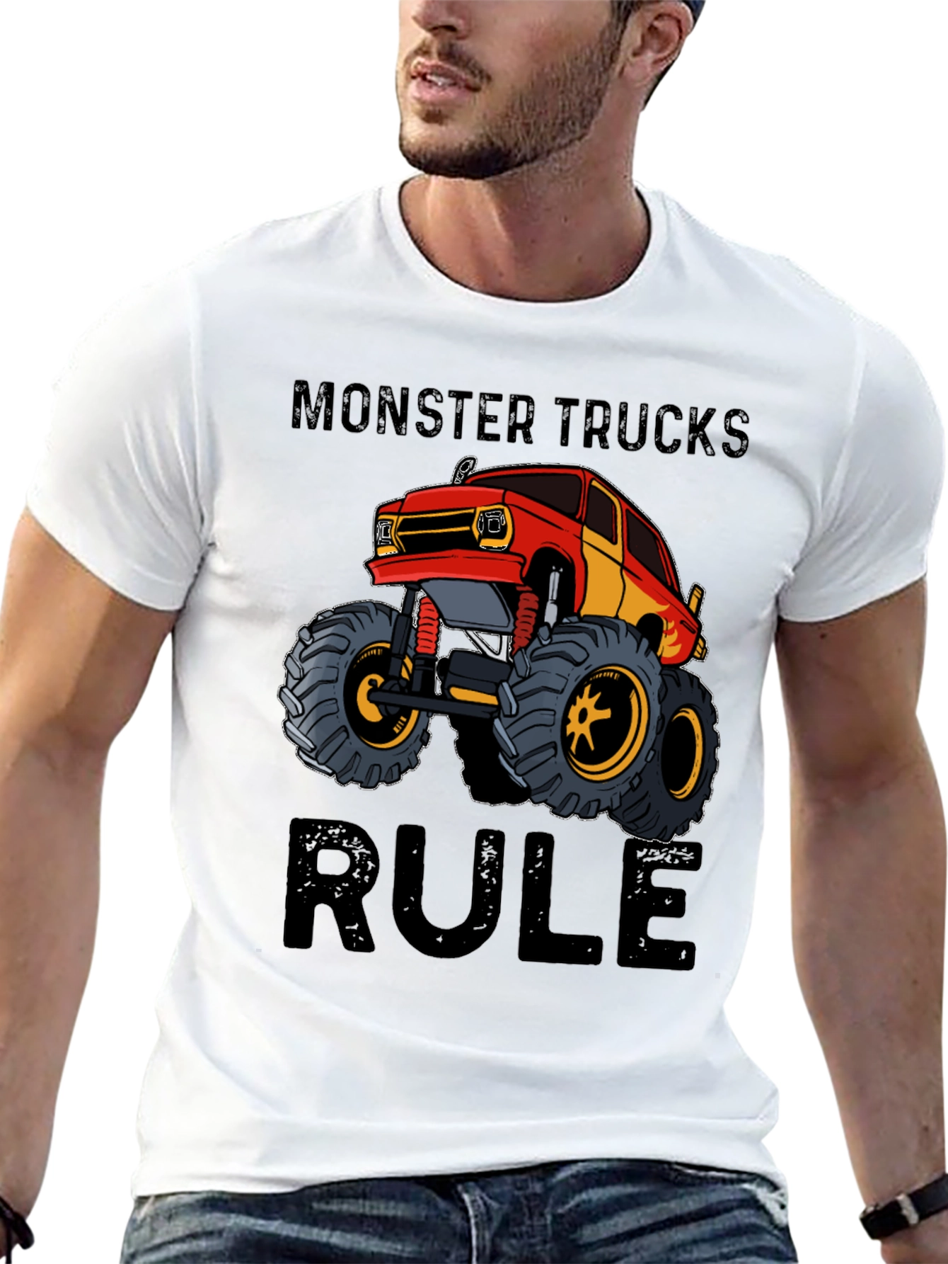 Monster Trucks Rule Graphic Tee