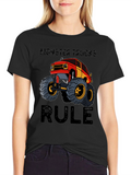 Monster Trucks Rule Graphic Tee