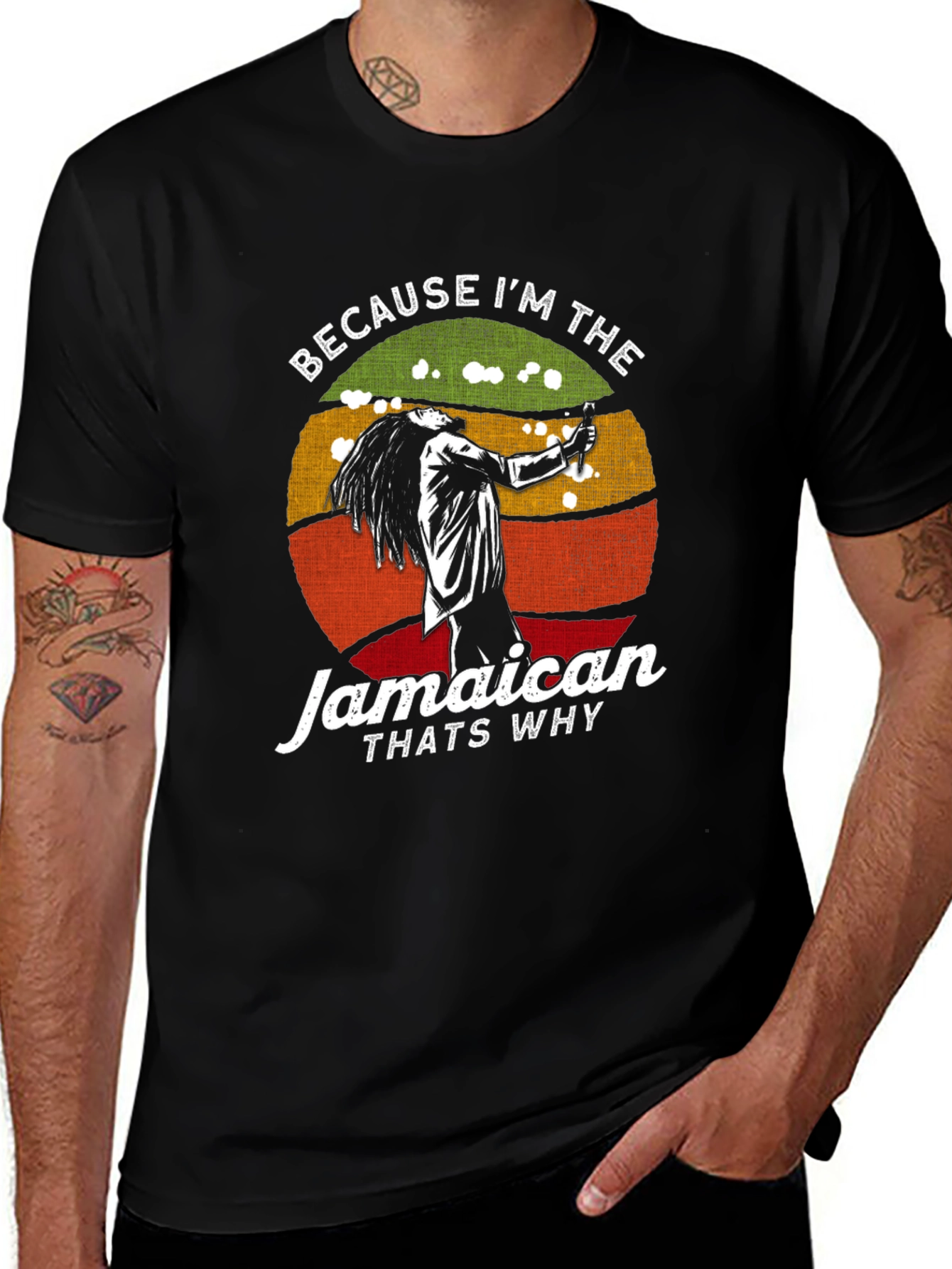 Jamaican T-Shirt: Because Im The Jamaican