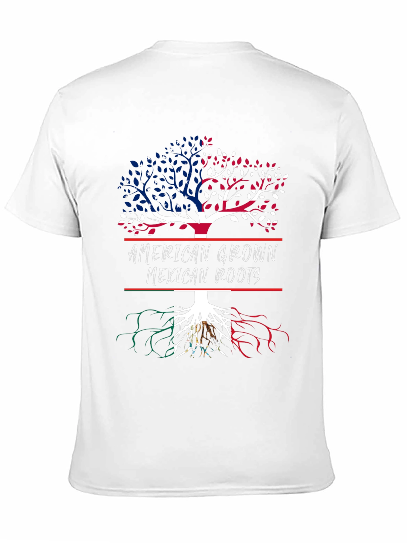 American Grown Mexican Roots Graphic Tee