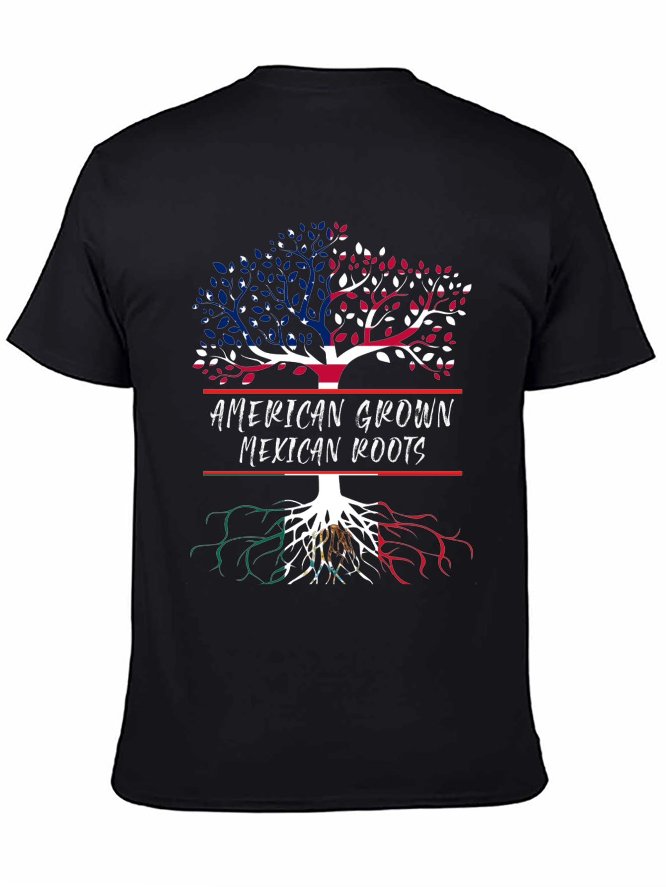 American Grown Mexican Roots Graphic Tee
