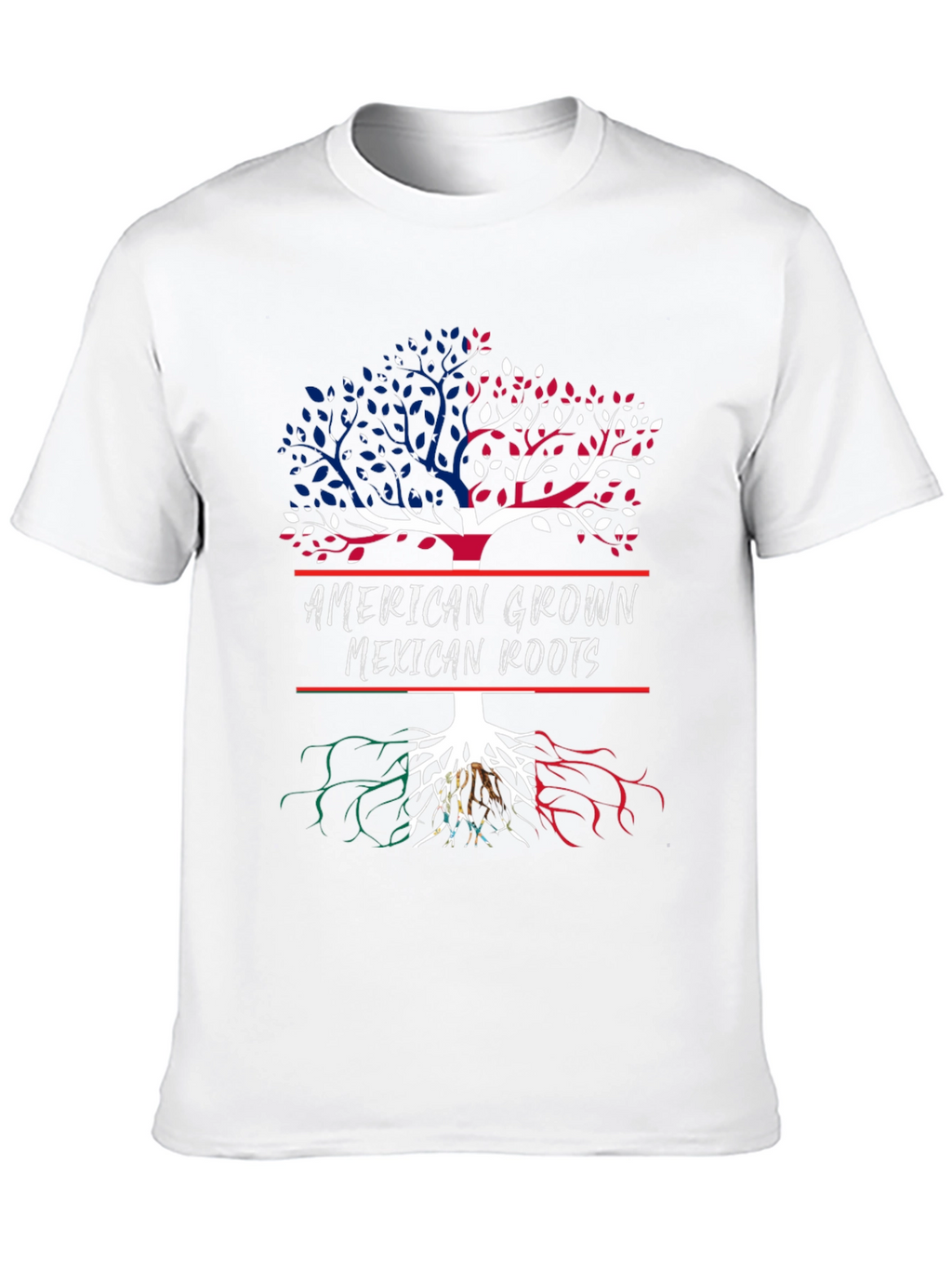 American Grown Mexican Roots Graphic Tee
