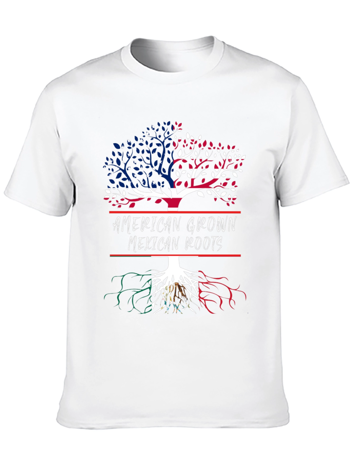 American Grown Mexican Roots Graphic Tee
