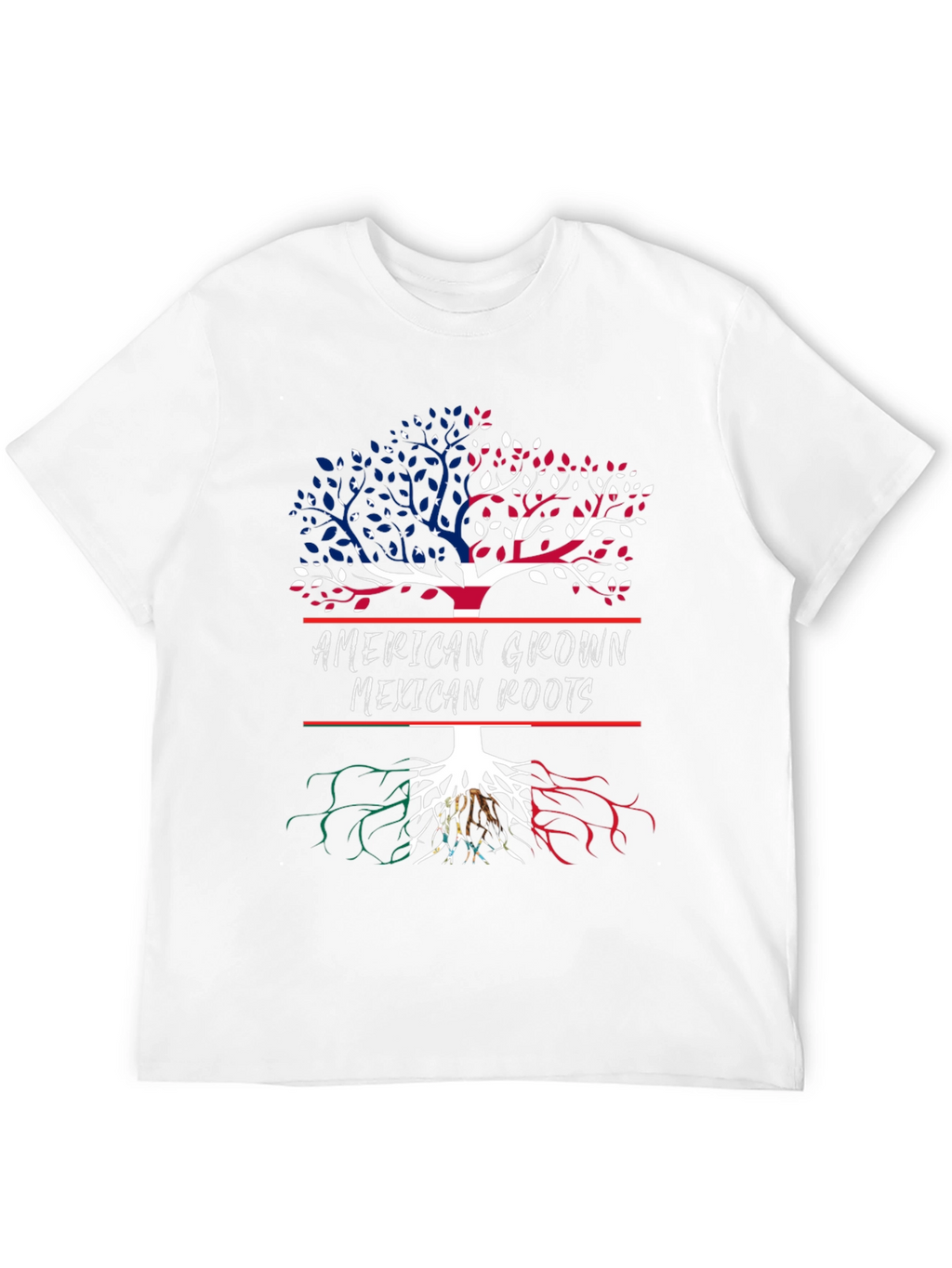 American Grown Mexican Roots Graphic Tee