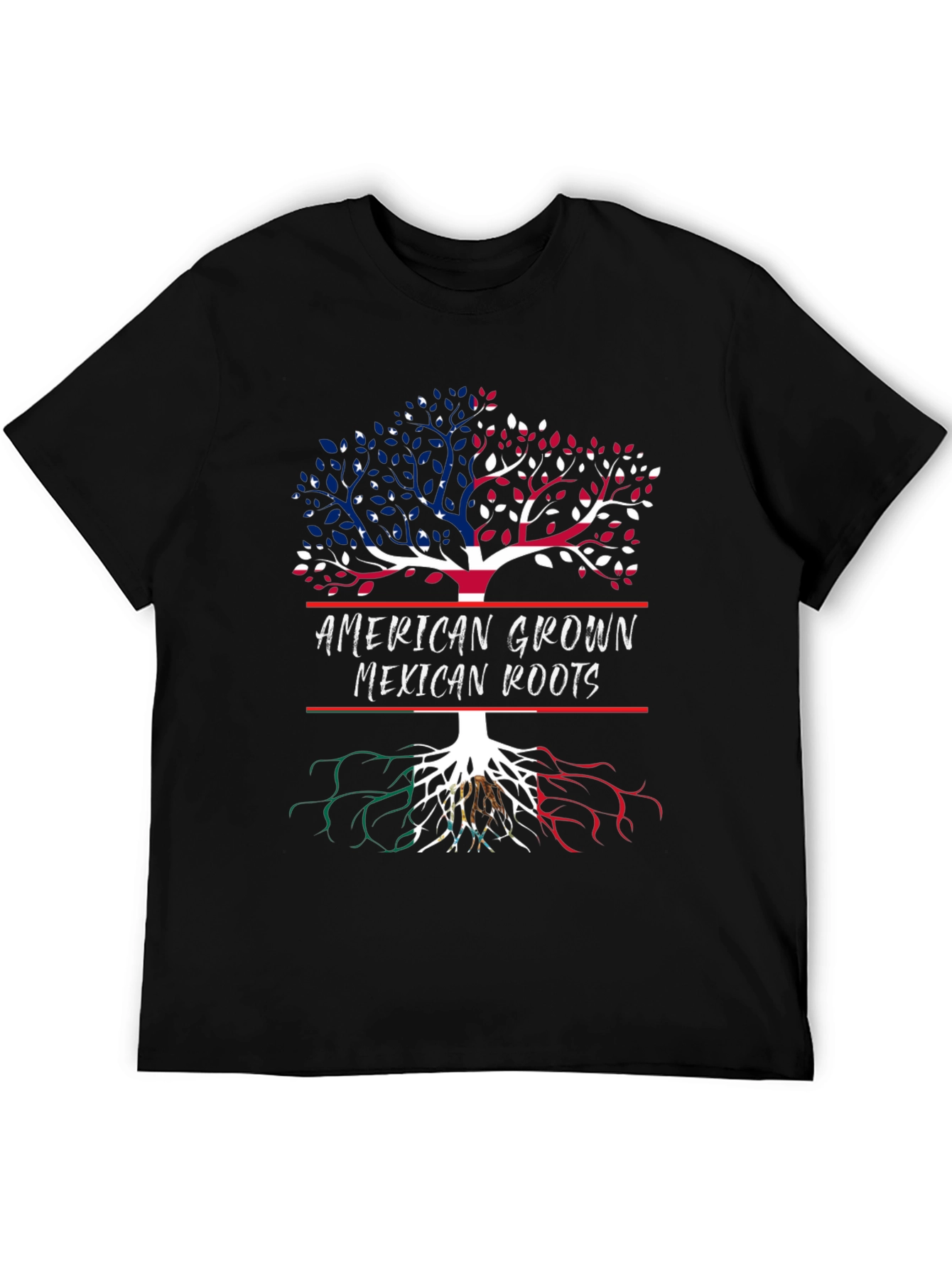 American Grown Mexican Roots Graphic Tee