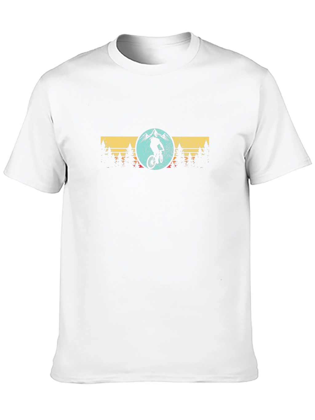Mountain Biker Retro Graphic Tee