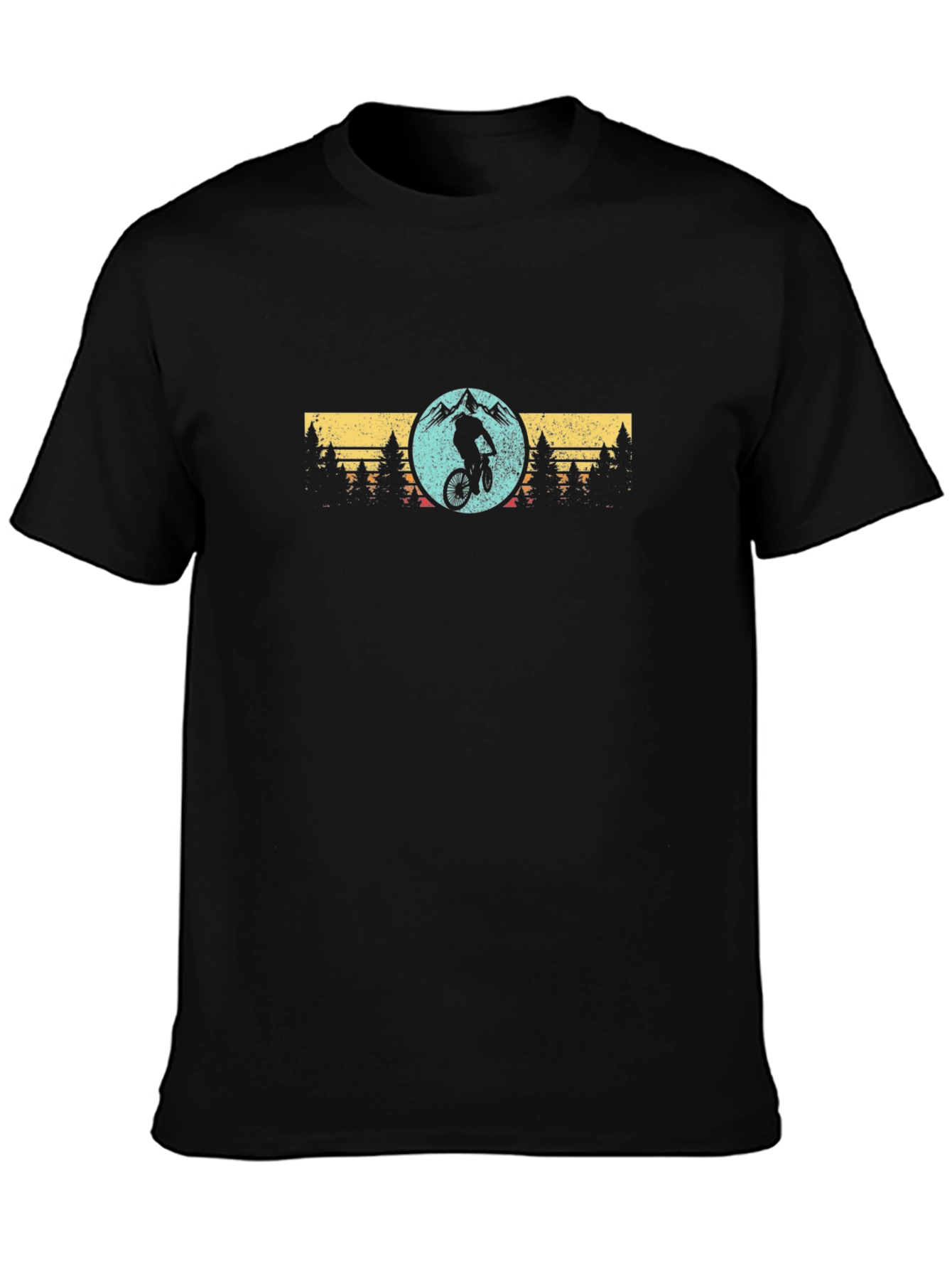 Mountain Biker Retro Graphic Tee
