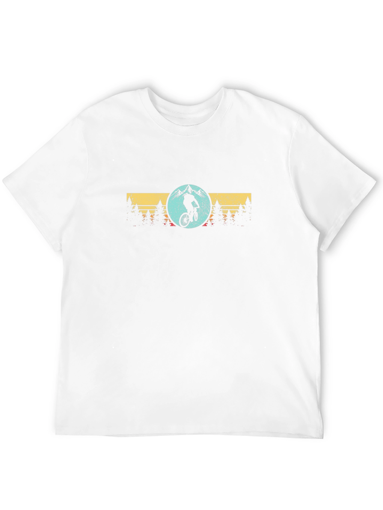 Mountain Biker Retro Graphic Tee