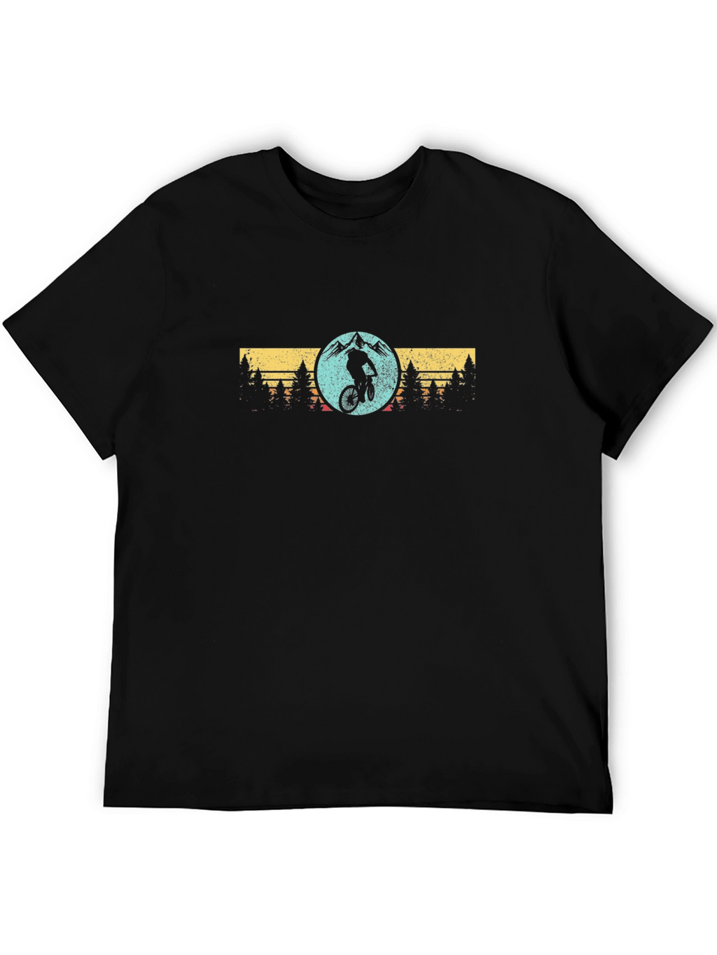 Mountain Biker Retro Graphic Tee