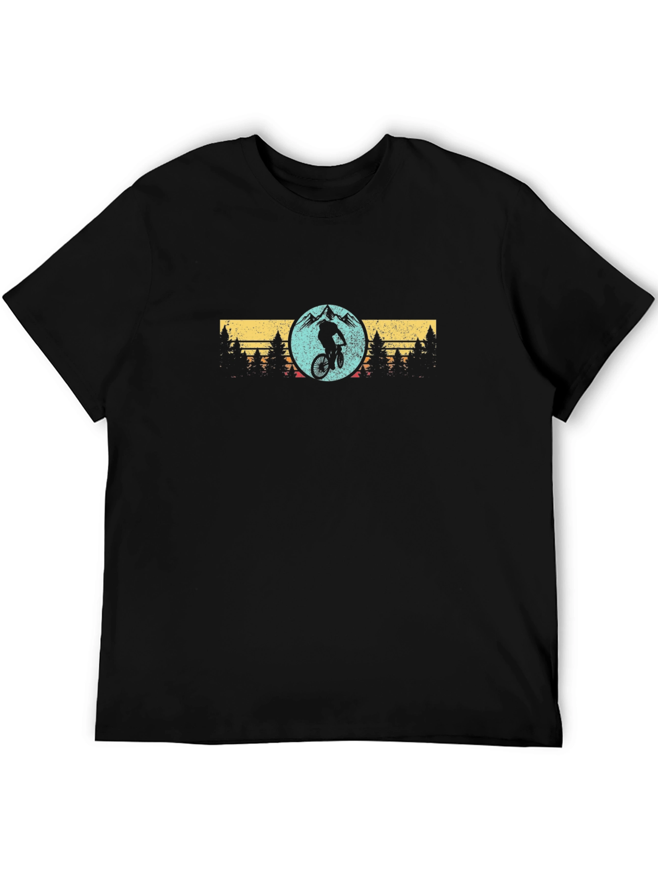 Mountain Biker Retro Graphic Tee