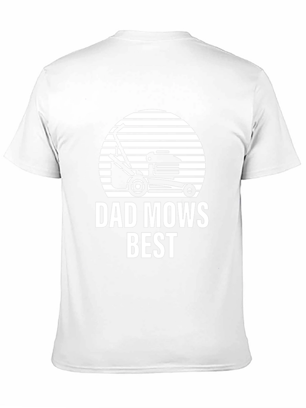 Dad Mows Best T-Shirt - Fathers Day Gift