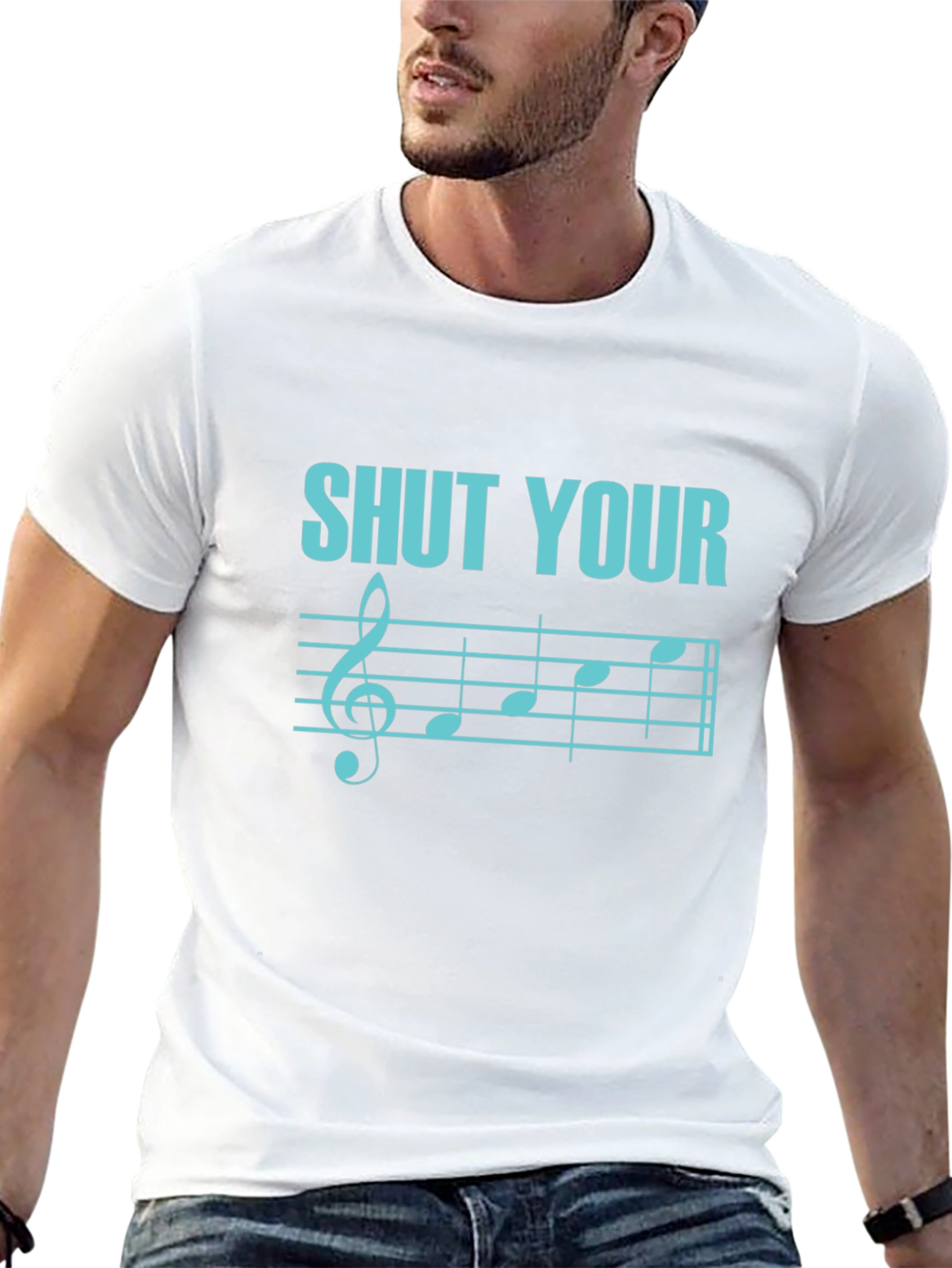 Shut Your Five Hole Funny Music T-Shirt