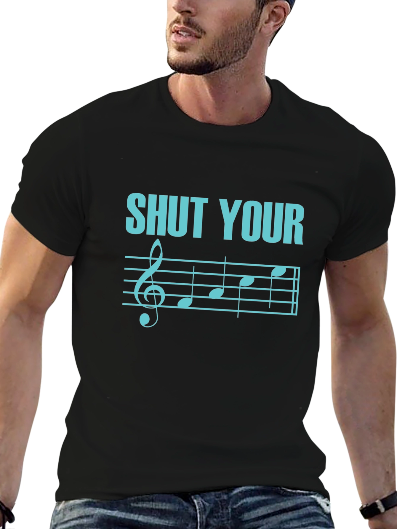 Shut Your Five Hole Funny Music T-Shirt