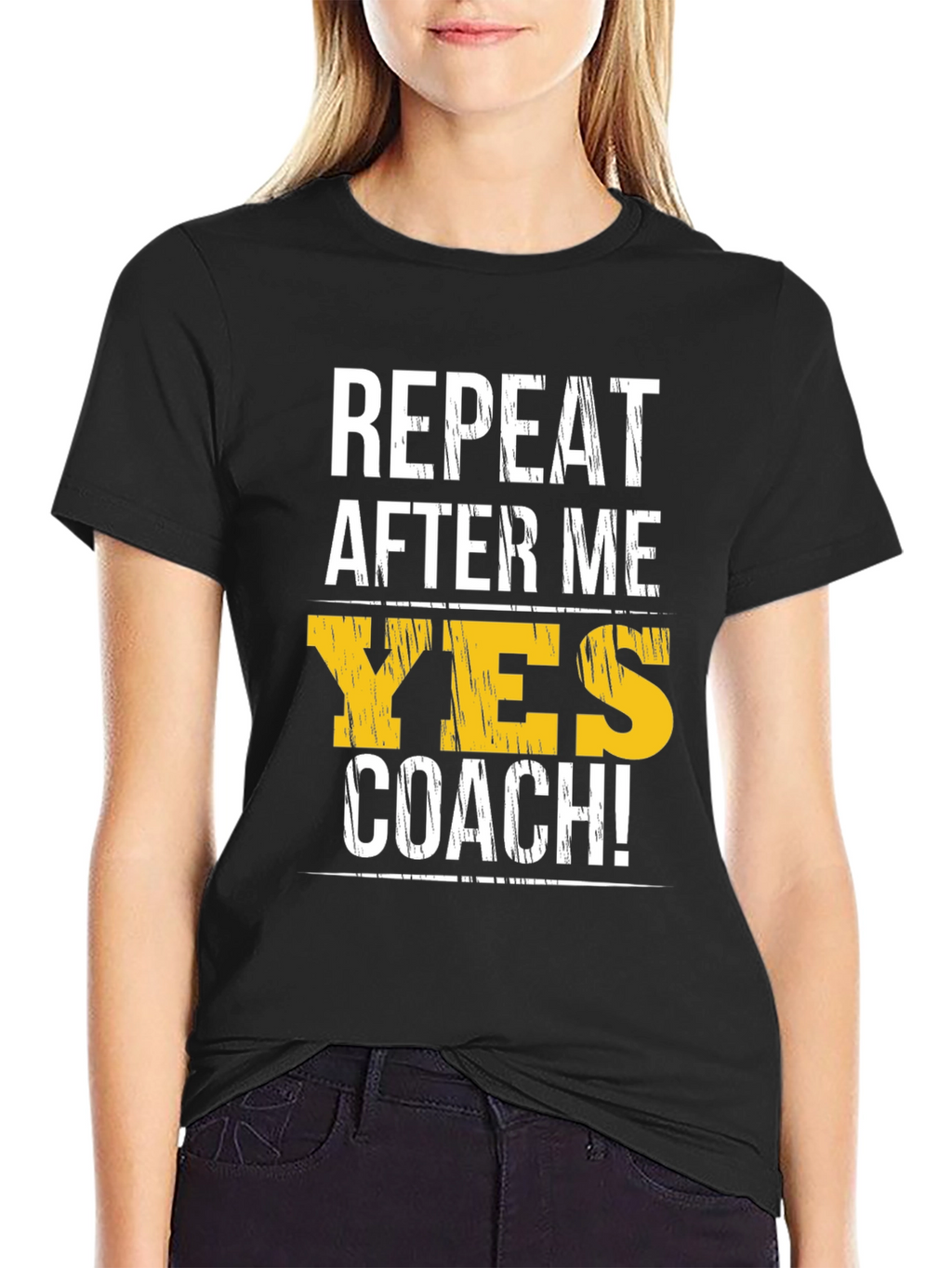 Yes Coach T-Shirt - Funny Motivational Gym Tee
