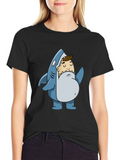 Shark Attack T-Shirt - Novelty Graphic Tee