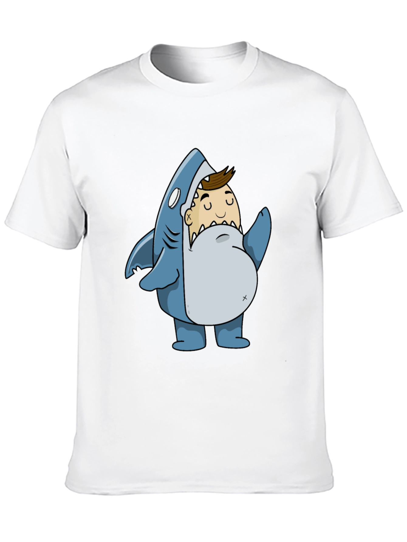 Shark Attack T-Shirt - Novelty Graphic Tee