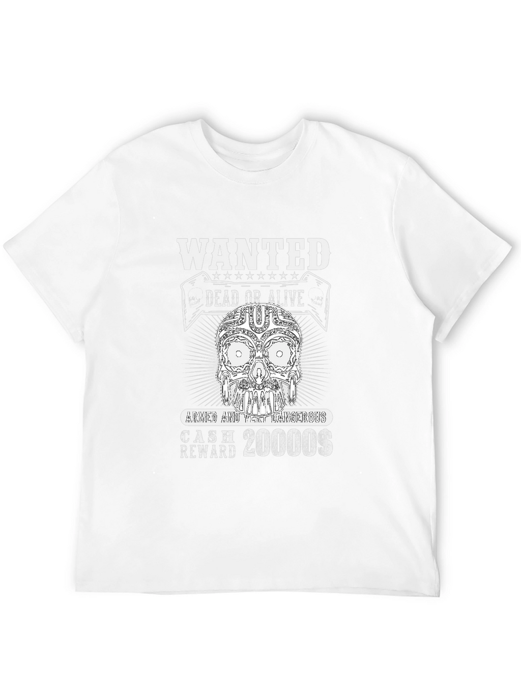 Wanted Skull T-Shirt