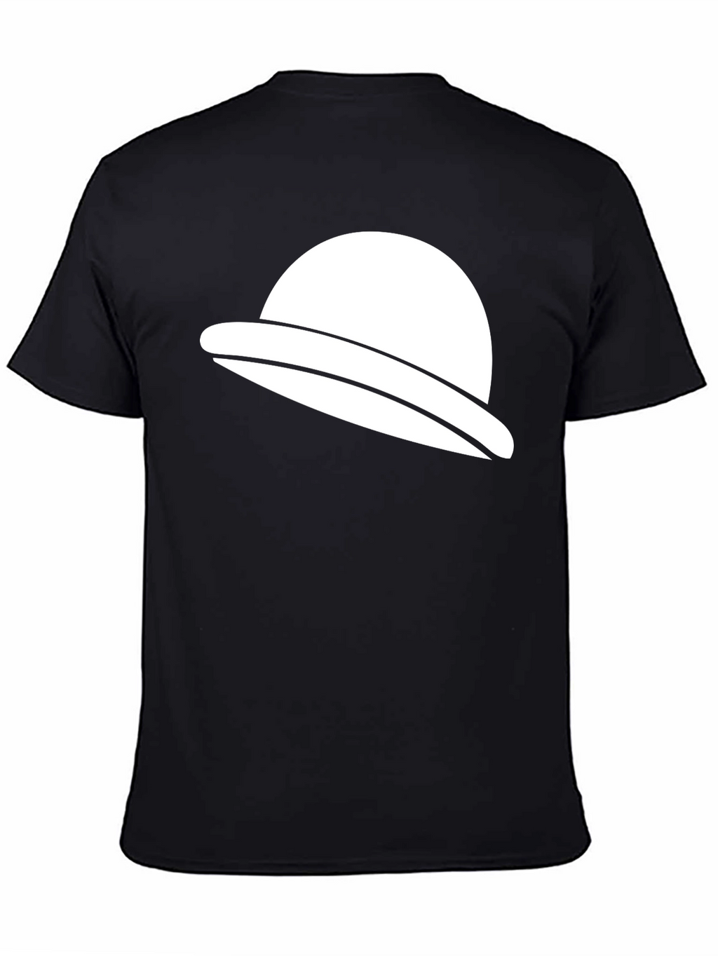 UFO Graphic Tee - Black Cotton Casual T-Shirt