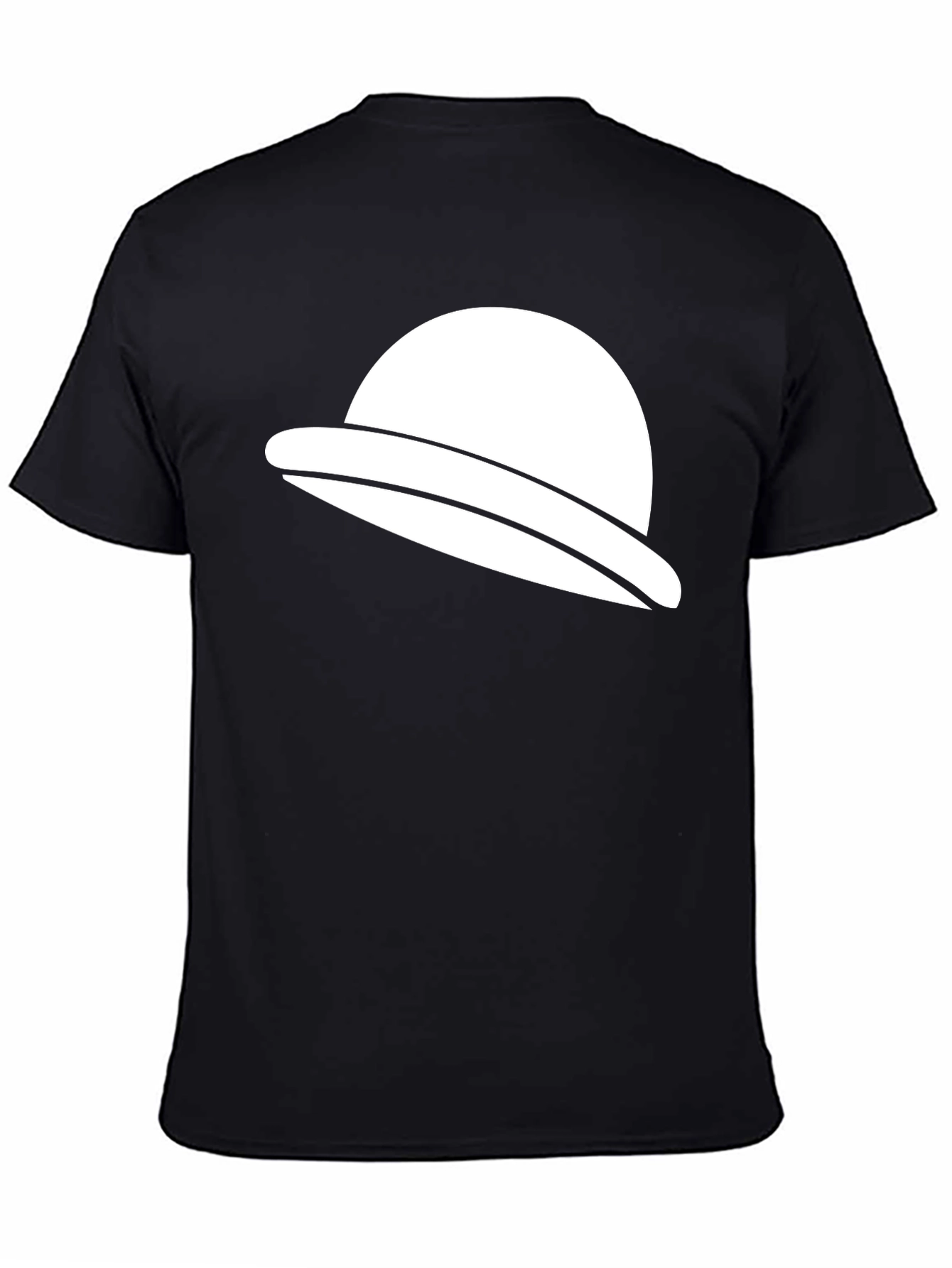 UFO Graphic Tee - Black Cotton Casual T-Shirt