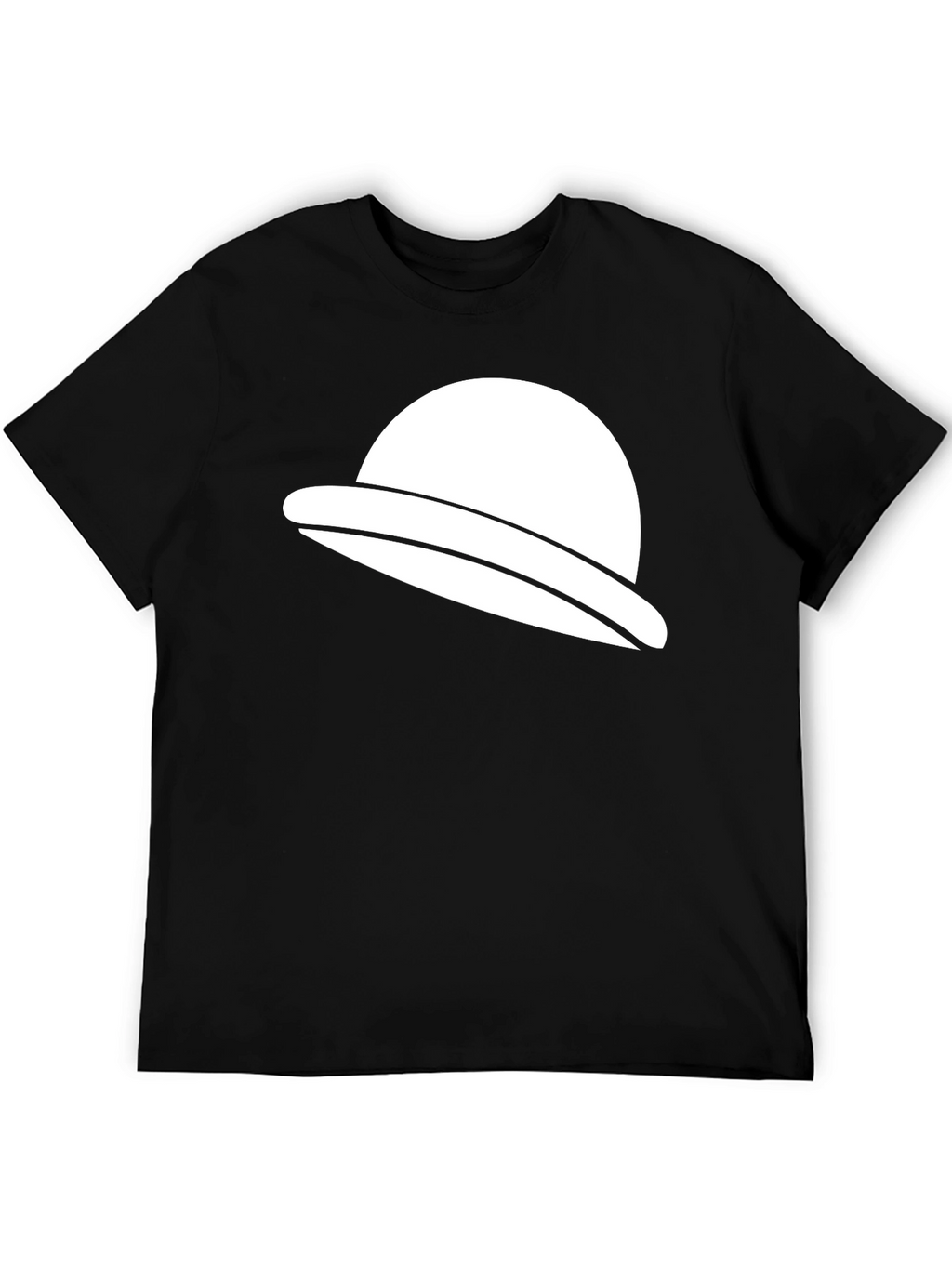 UFO Graphic Tee - Black Cotton Casual T-Shirt