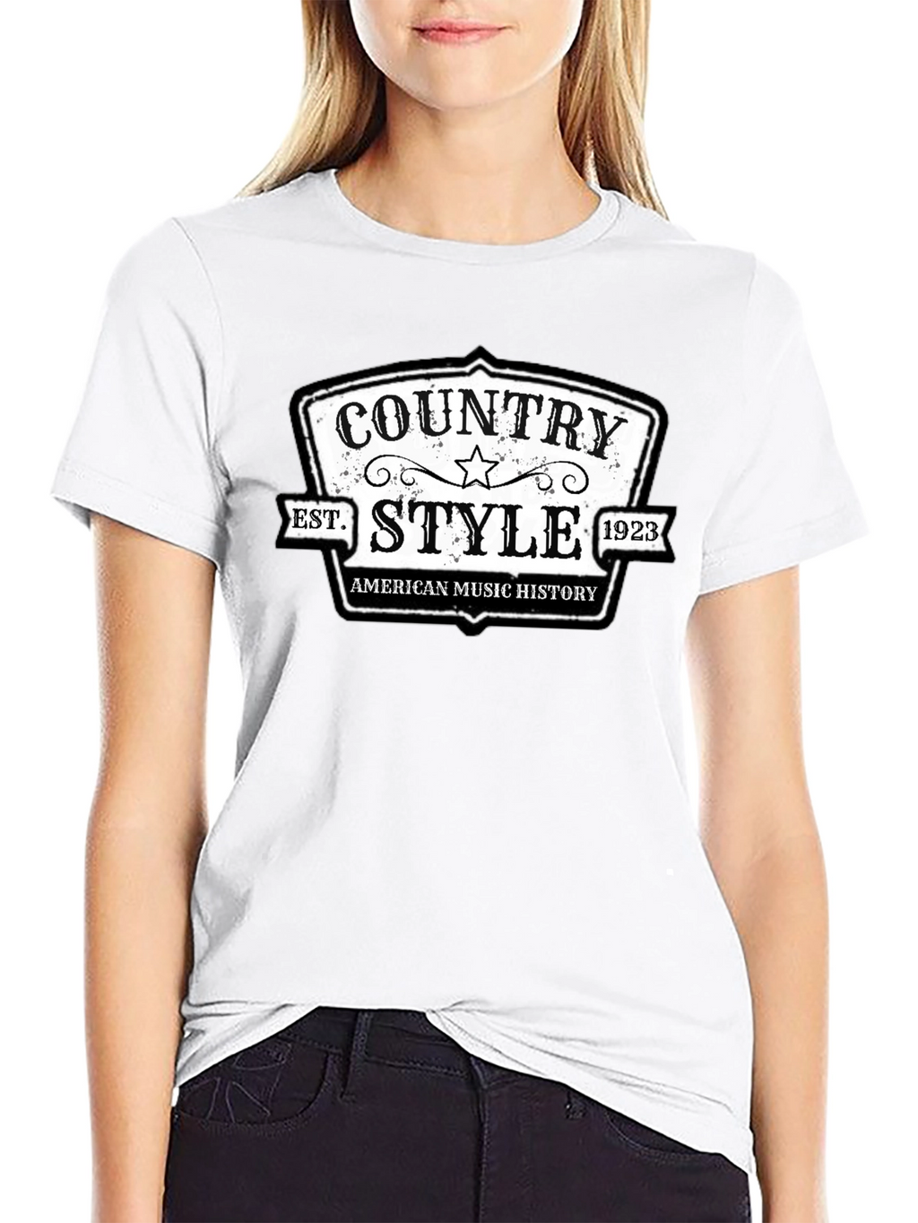 Country Style American Music History T-Shirt
