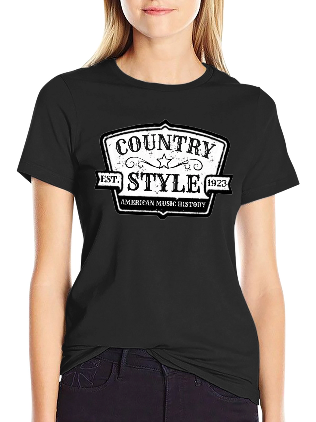 Country Style American Music History T-Shirt
