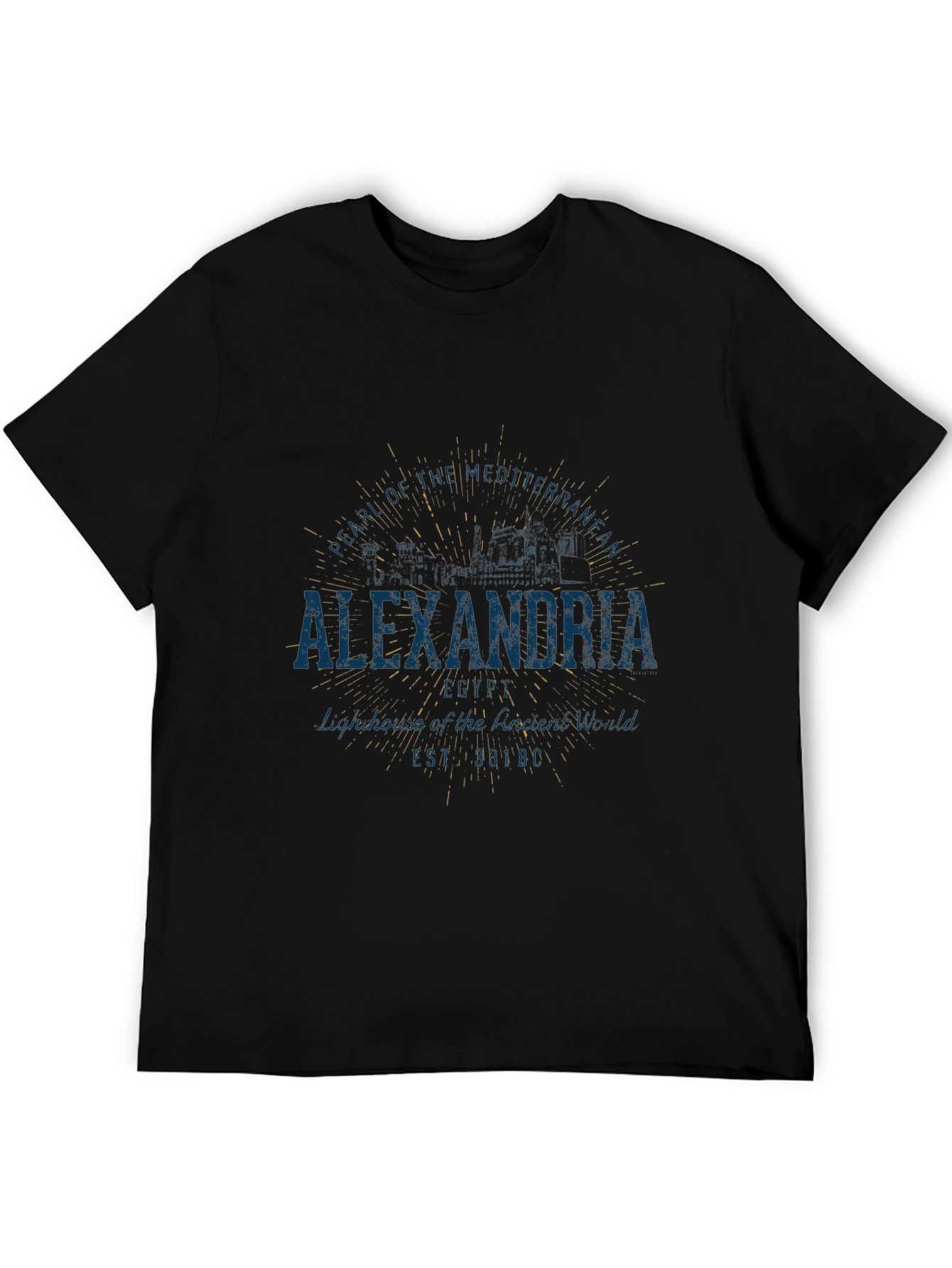 Alexandria Landmark T-Shirt - Vintage Style