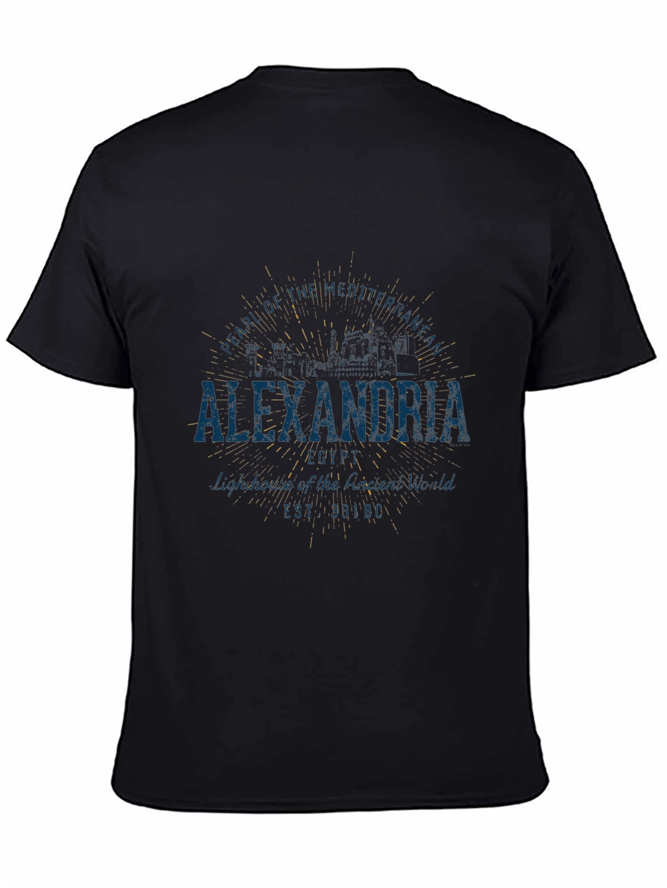 Alexandria Landmark T-Shirt - Vintage Style