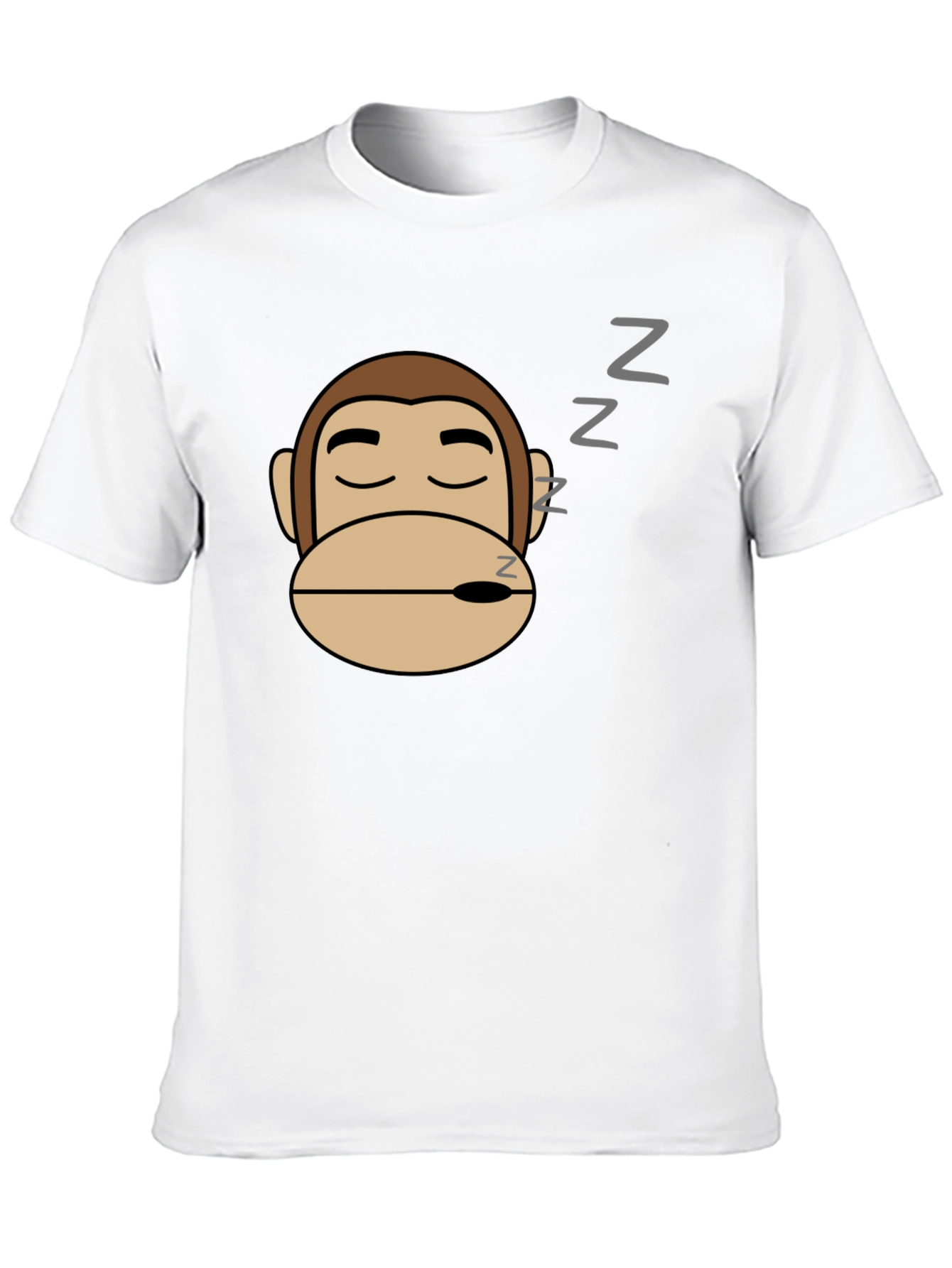 Sleeping Monkey Graphic T-Shirt
