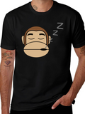 Sleeping Monkey Graphic T-Shirt
