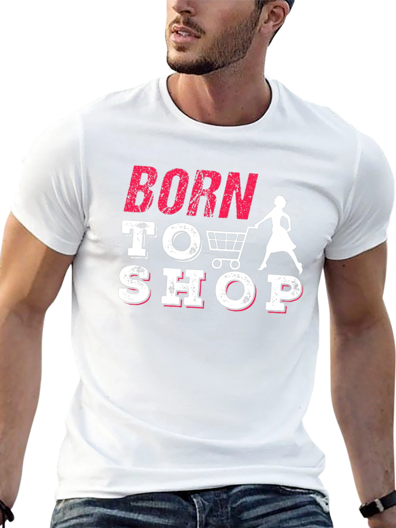Born To Shop Graphic Tee